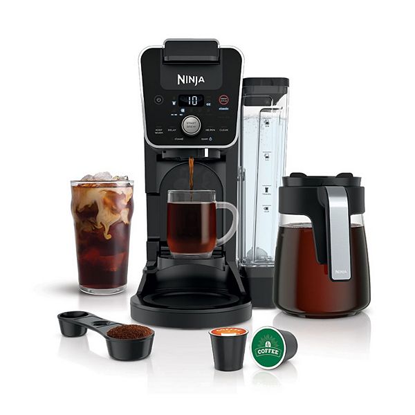 Ninja® CFP201 DualBrew Coffee Maker, Single-Serve, compatible with K-Cups & 12-Cup Drip Coffee Maker