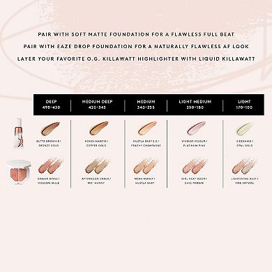 FENTY BEAUTY by Rihanna Liquid Killawatt Fluid Freestyle Highlighter