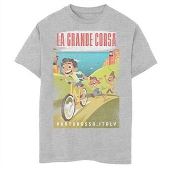 Disney / Pixar's Luca Boys 8-20 La Grande Corsa Poster Tee