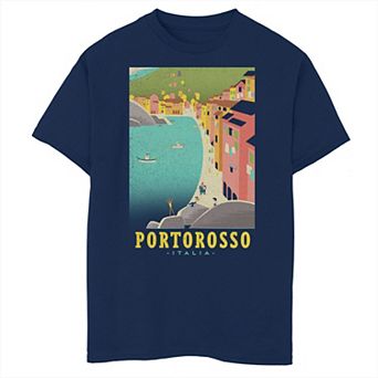 Disney / Pixar's Luca Boys 6-20 Portorosso Italia Poster Tee