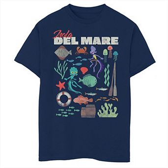Disney / Pixar's Luca Boys 6-20 Isola Del Mare Sea Life Tee