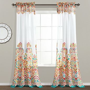 Lush Decor Clara Sheer Window Curtain Set