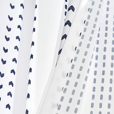 Lush Decor Hygge Stripe Window Curtain Set