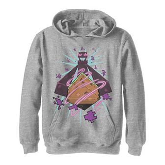 Boys 8-20 Minecraft Enderman Pixelated Portrait Hoodie