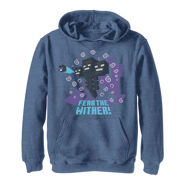 Boys 8 20 Minecraft Wither Boss Portrait Hoodie