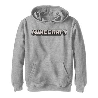 Boys 8-20 Minecraft Simple Logo Hoodie