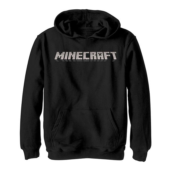 Boys 8-20 Minecraft Simple Logo Hoodie