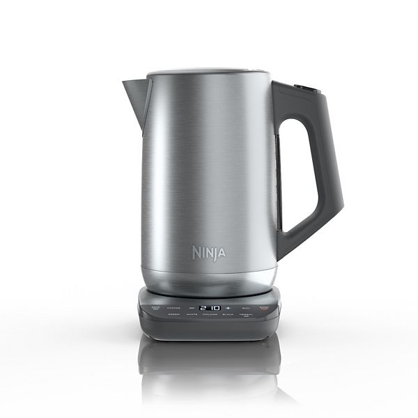  Ninja KT200BL Precision Temperature Electric Kettle, 1500  watts, BPA Free, Stainless, 7-Cup Capacity, Hold Temp Setting, Blue  Stainless: Home & Kitchen