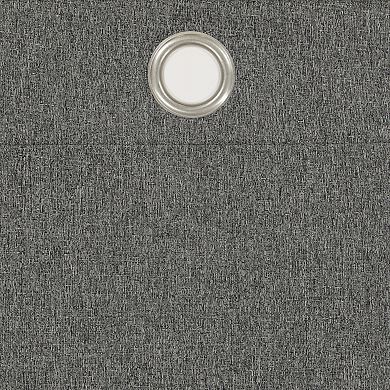 eclipse Carter Draftstopper Grommet Window Curtain Set
