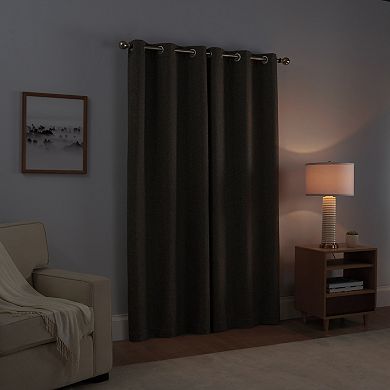 eclipse Carter Draftstopper Grommet Window Curtain Set