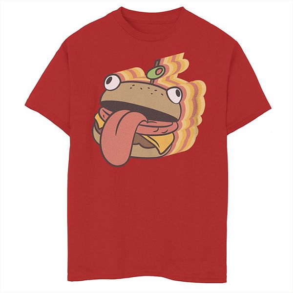 Boys 8 Fortnite Durr Burger Trippy Portrait Graphic Tee