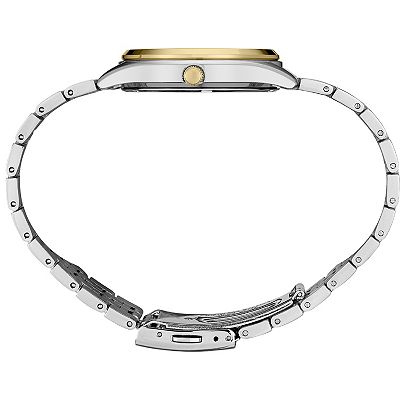 Seiko Essentials Quartz Silver Dial Mens Watch SUR430