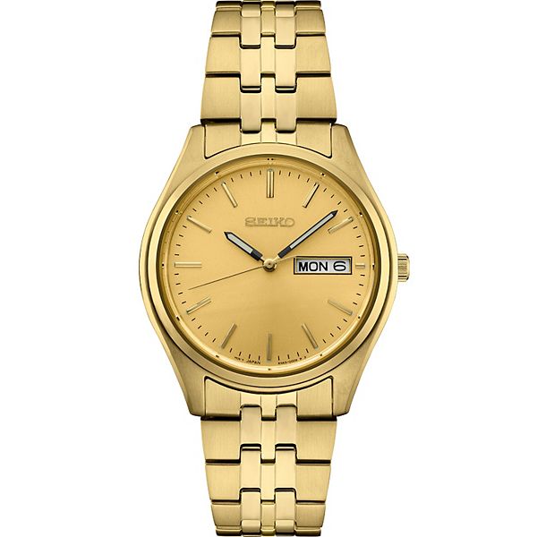 Seiko Men's Essential Champagne Dial Watch - SUR434