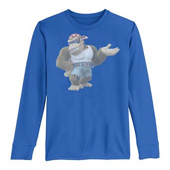 Boys 8-20 Nintendo Donkey Kong Country Funky Kong Simple Long-Sleeve Graphic Tee