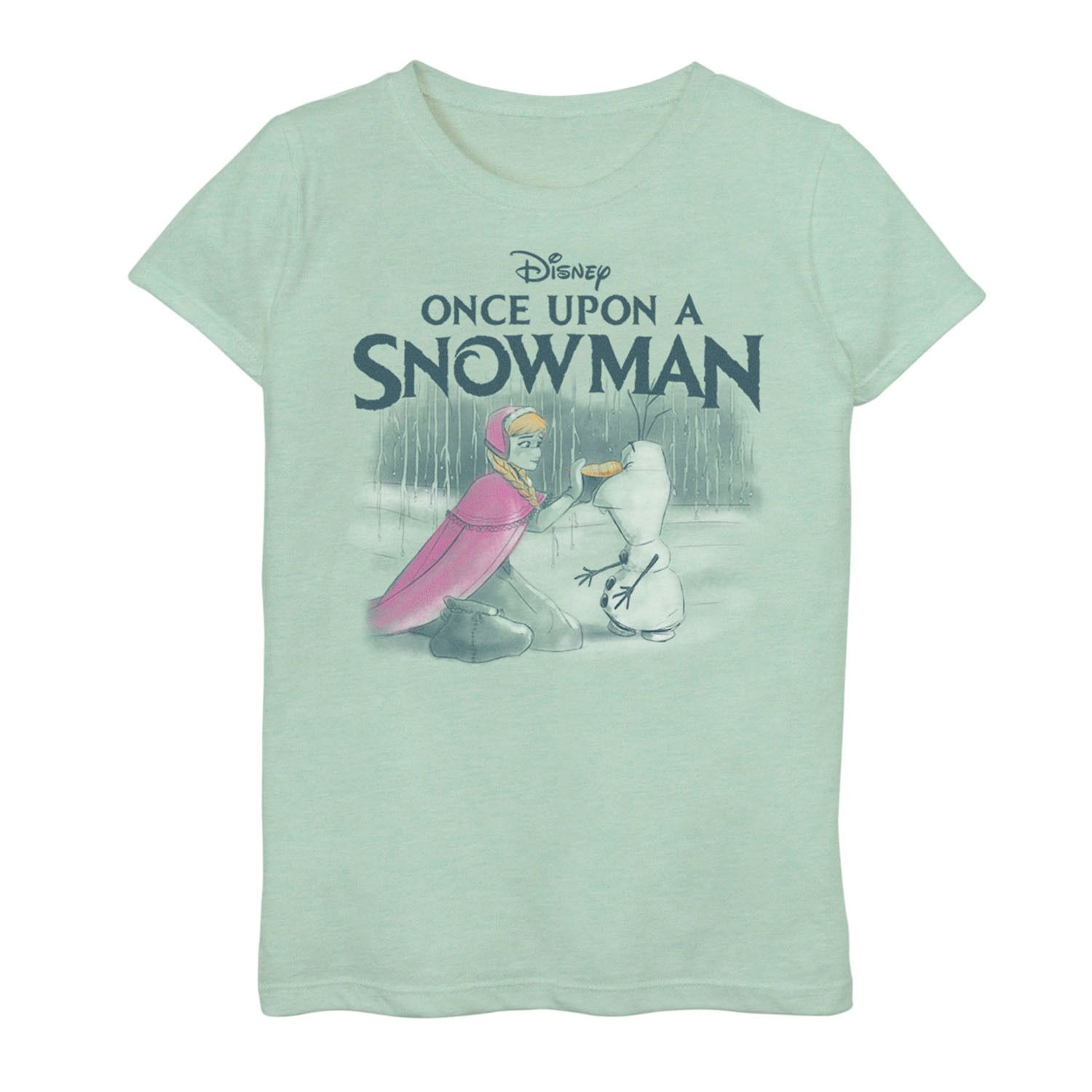 Image for Disney Girls 7-16 Once Upon A Snowman Carrot Scene Poster Graphic Tee at Kohl's.