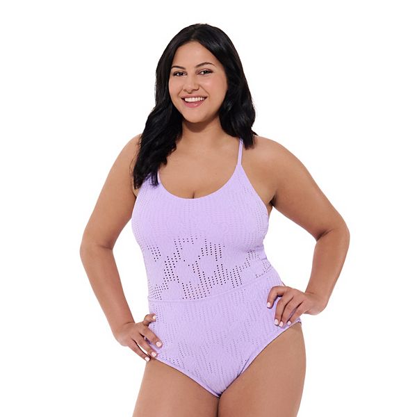 Juniors Plus Size Ninety Nine Scoopneck One Piece Swimsuit