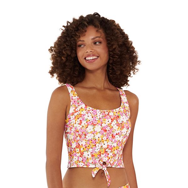 Cropped store tankini top