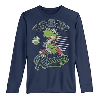 Boys 8-20 Nintendo Super Mario Yoshi Runners Vintage Poster Long-Sleeve Graphic Tee