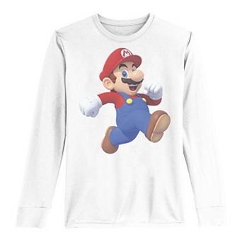 Boys 8-20 Nintendo Super Mario Portrait Long-Sleeve Graphic Tee