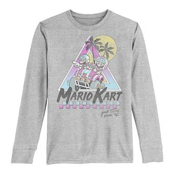 Boys 8-20 Mario Kart Mario And Luigi Good Time Since 92 Vintage Long-Sleeve Graphic Tee