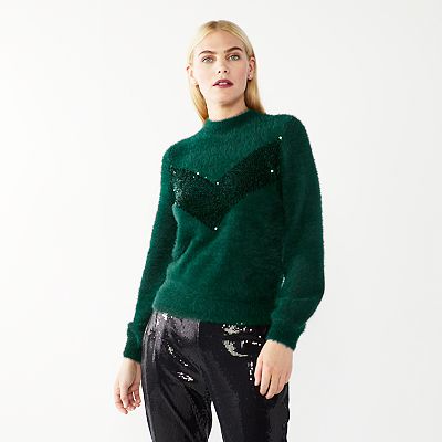 Women s Cara Santana x Nine West Sequin Sweater