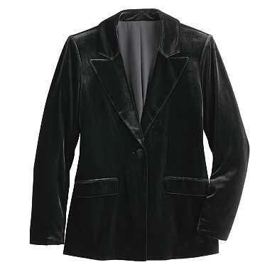 Women's Cara Santana x Nine West Velvet Blazer