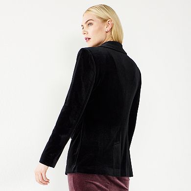 Women's Cara Santana x Nine West Velvet Blazer