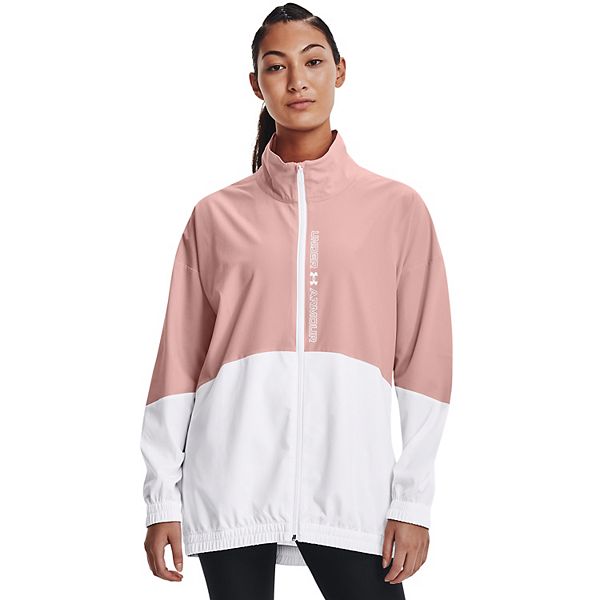 Women's UA Woven Oversized Full-Zip Jacket