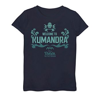 Disney's Raya And The Last Dragon Girls 7-16 Welcome To Kumandra Graphic Tee