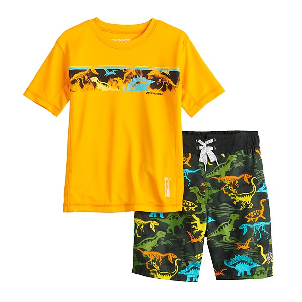 Boys 4-7 ZeroXposur Marine Sun Top & Shorts Set, Boy's, Size: 5-6