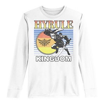 Boys 8-20 The Legend Of Zelda Link Hyrule Kingdom Retro Long-Sleeve Graphic Tee