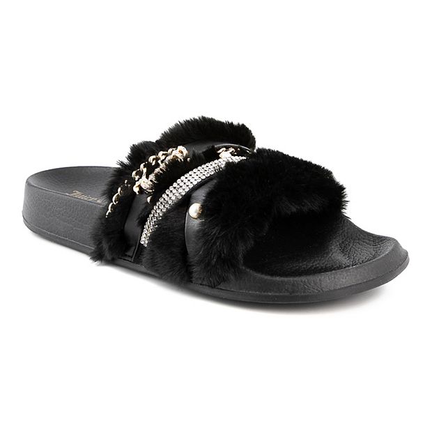 Juicy couture women's slide 2024 sandals