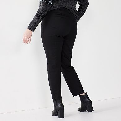 Plus Size Nine West Slim-Cut Ankle Pants