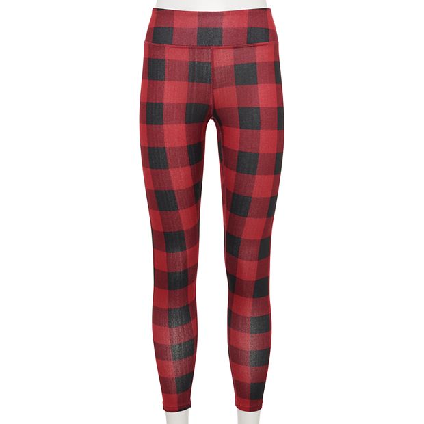 Almost Famous Juniors' Plaid Double-Knit Leggings - Macy's