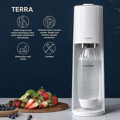 SodaStream Terra Sparkling Water Maker Starter Kit