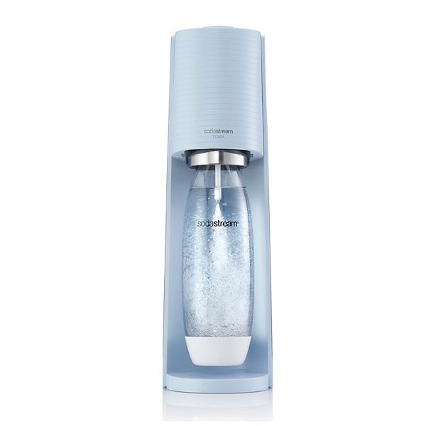 SodaStream Black Terra Sparkling Water Maker Starter Kit - Misty Blue