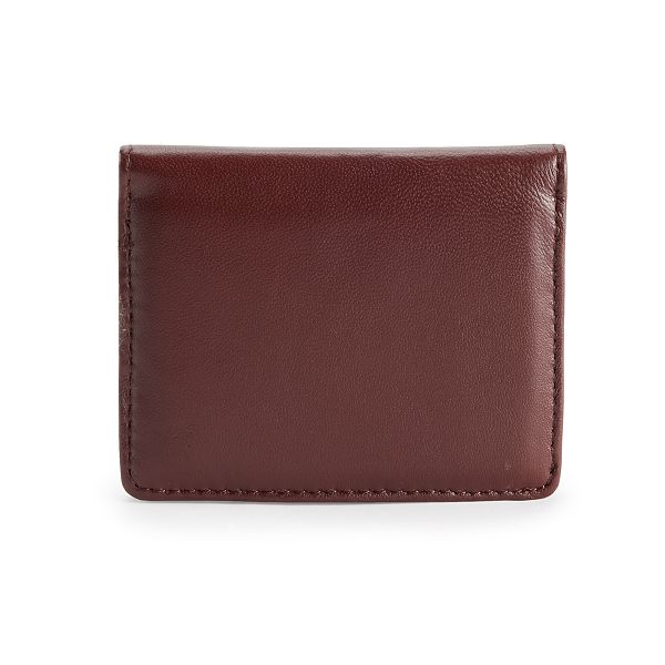 Sonoma Goods For Life® Lambskin Leather RFID-Blocking Mini Bifold Wallet