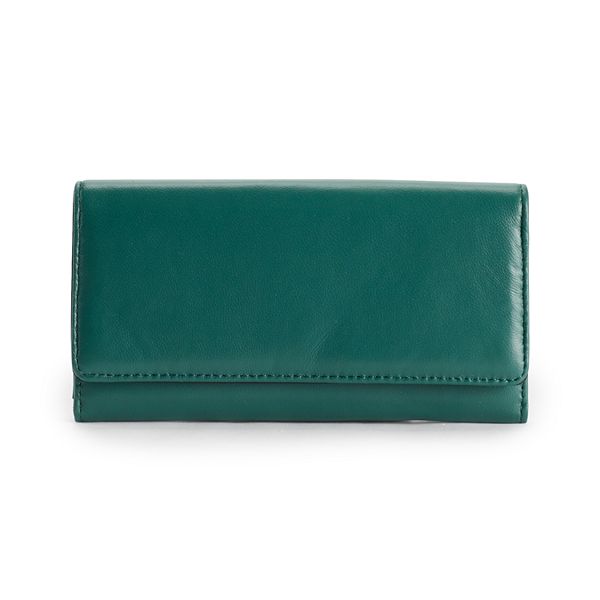 Sonoma Goods For Life® Lambskin Leather RFID-Blocking Full Clutch Wallet
