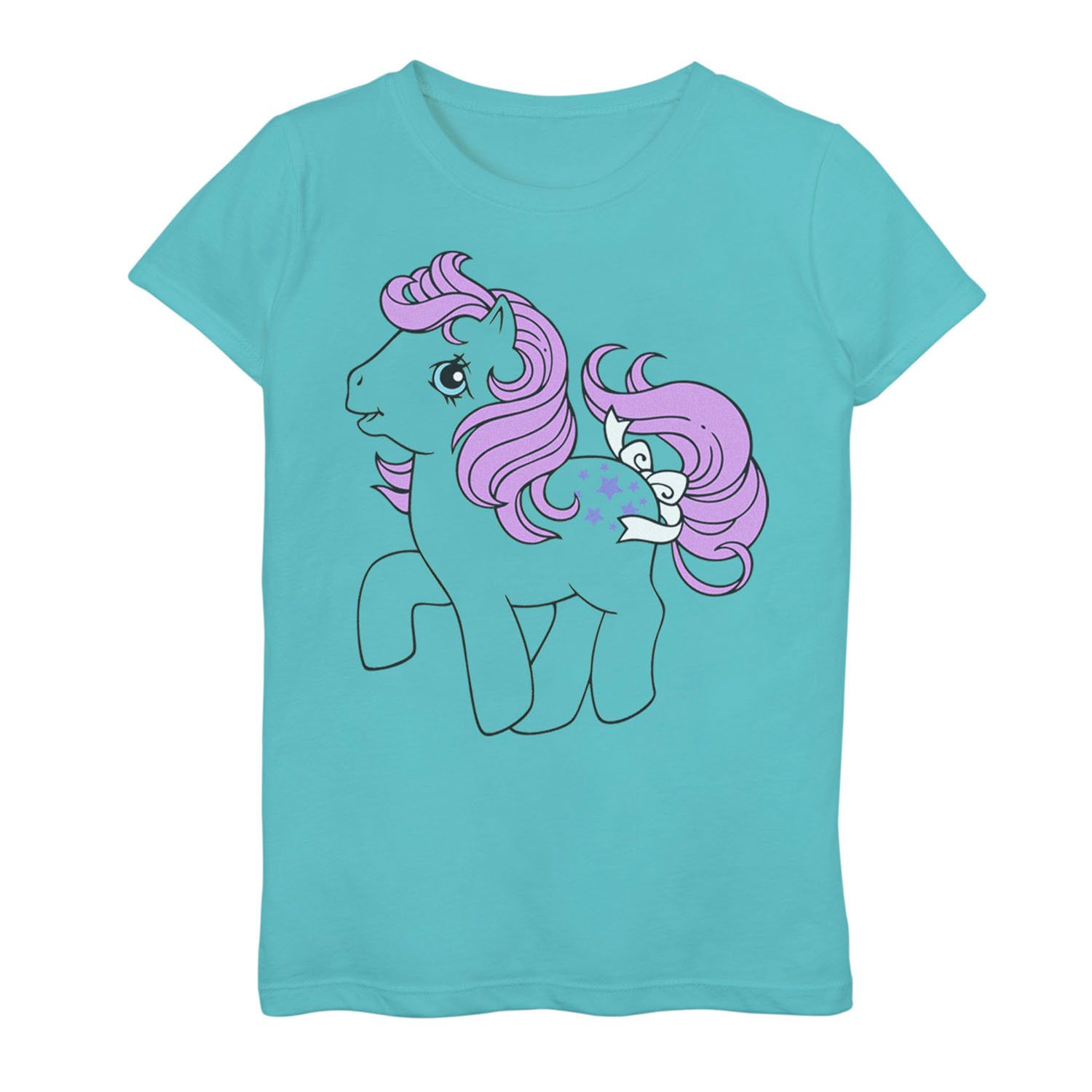 Girl's My Little Pony Twilight Sparkle Face T-Shirt - Purple Berry - Large