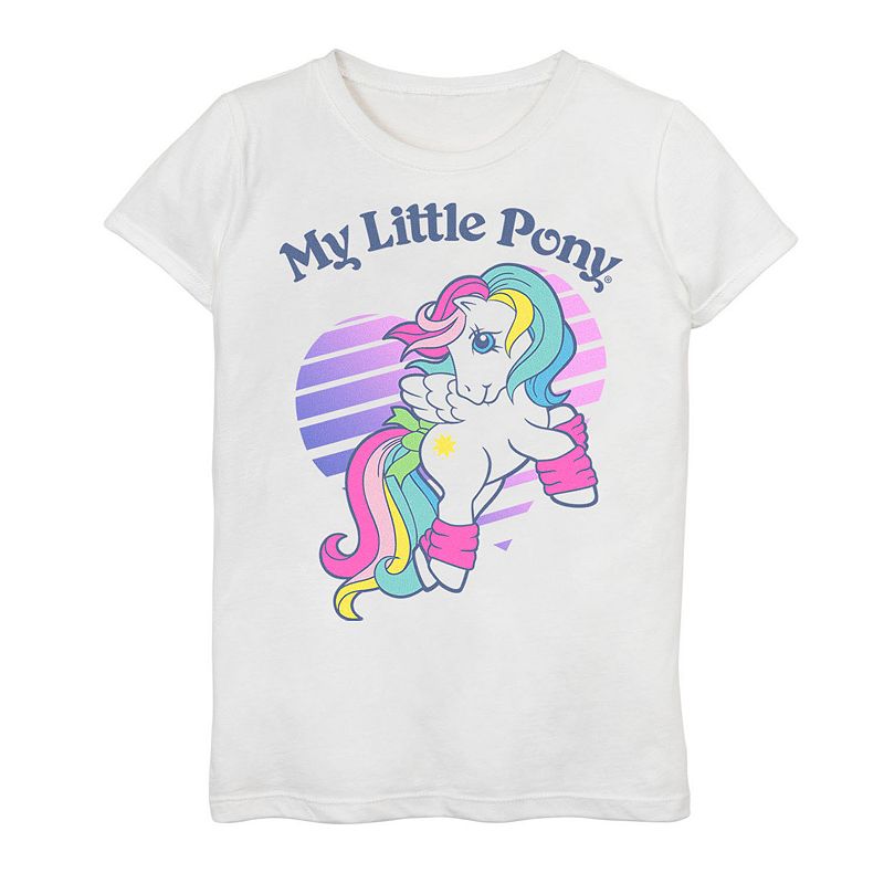 Girls 7-16 My Little Pony Pony Heat Graphic Tee, Girls, Size: Small, White