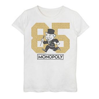 Girls 7-16 Monopoly 85 Years Graphic Tee