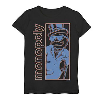 Girls 7-16 Monopoly Colors Graphic Tee