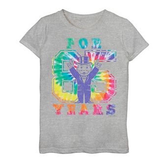 Girls 7-16 Monopoly Retro 85 Years Graphic Tee
