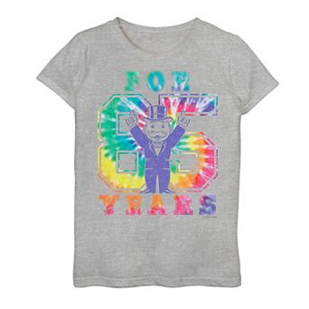 Girls 7-16 Monopoly Retro 85 Years Graphic Tee