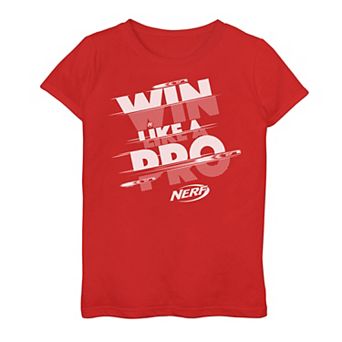 Girls 7-16 Nerf Win Like A Pro Graphic Tee