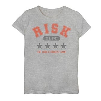 Girls 7-16 Risk Collegiate Graphic Tee