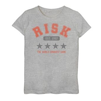 Girls 7-16 Risk Collegiate Graphic Tee