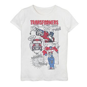 Girls 7-16 Transformers Prime Comic Graphic Tee