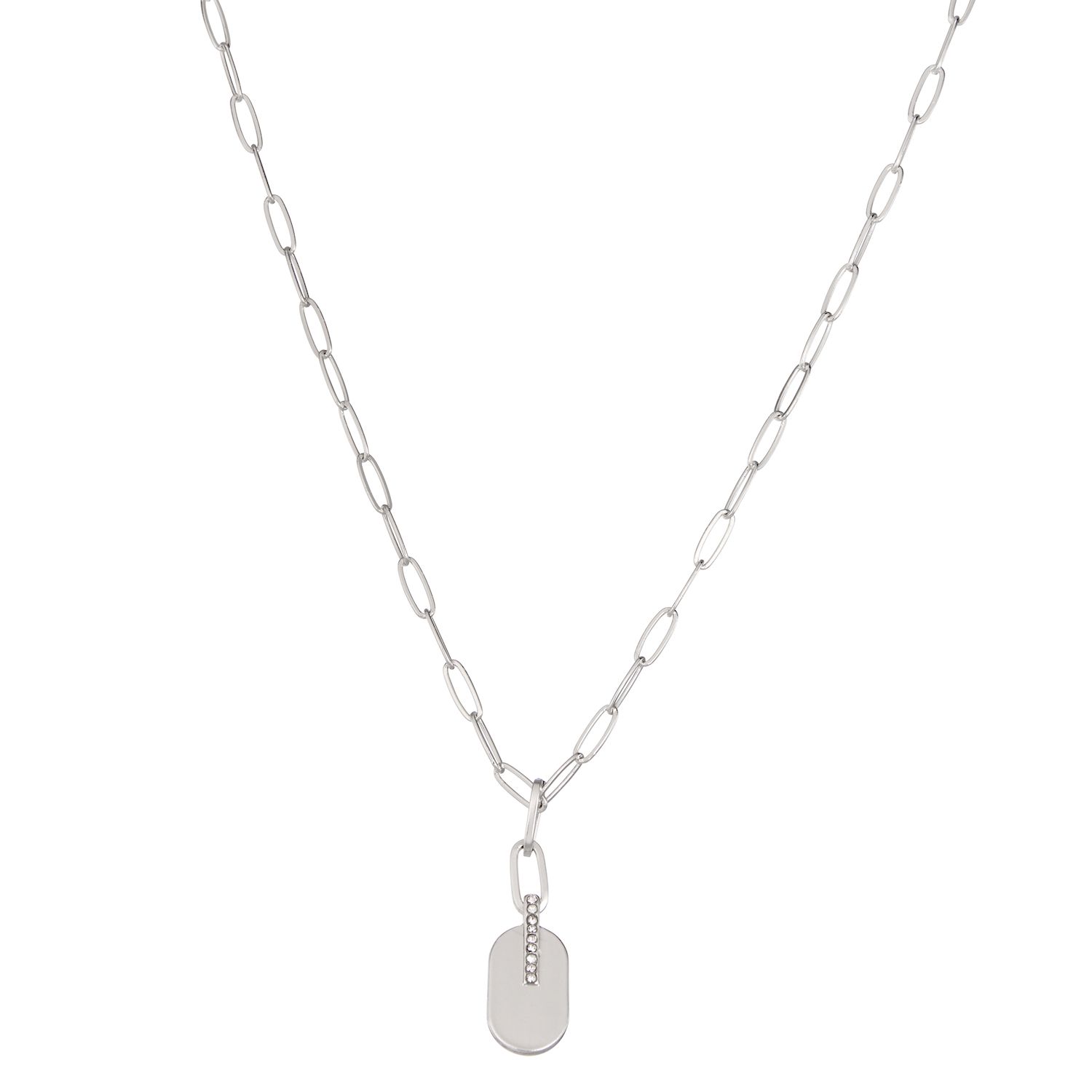 Image for LC Lauren Conrad Paperclip Chain Pendant Necklace at Kohl's.