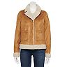 Women's Sonoma Goods For Life® Sherpa-Lined Faux-Suede Jacket